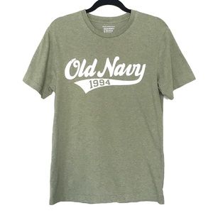 Old Navy Soft Sage Green Short-Sleeved T-shirt, Men's Medium